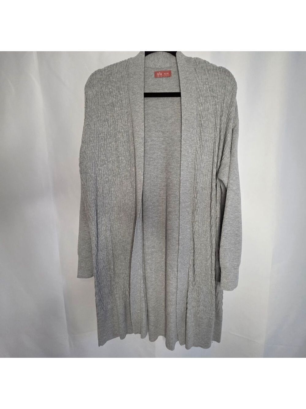 iyla Gray Cardigan Sweater extra large